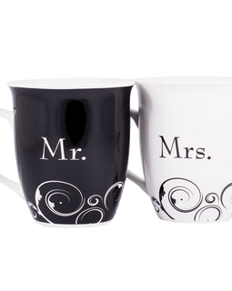 Mr and Mrs Christian Coffee Mug Set