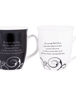 Mr and Mrs Christian Coffee Mug Set